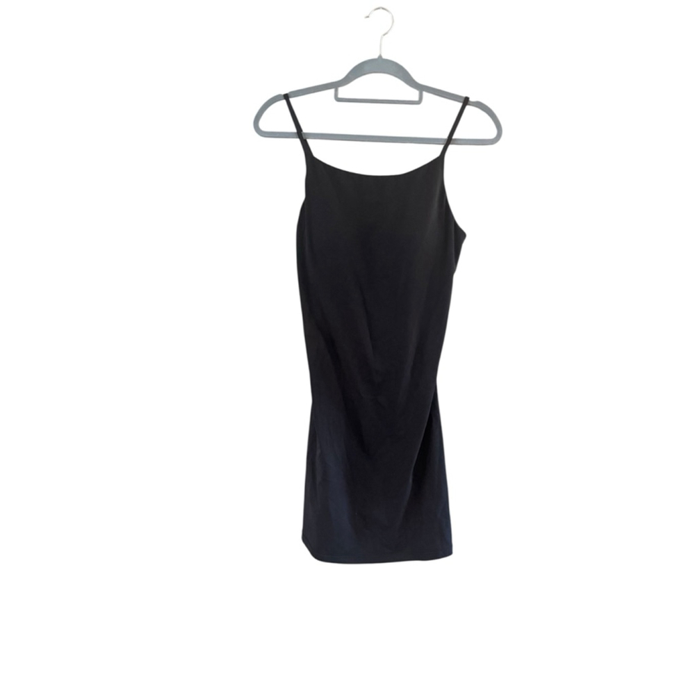 Women's Uniqlo Black AIRism Mame Kurogouchi Mini Slip Dress M - Picture 8 of 9